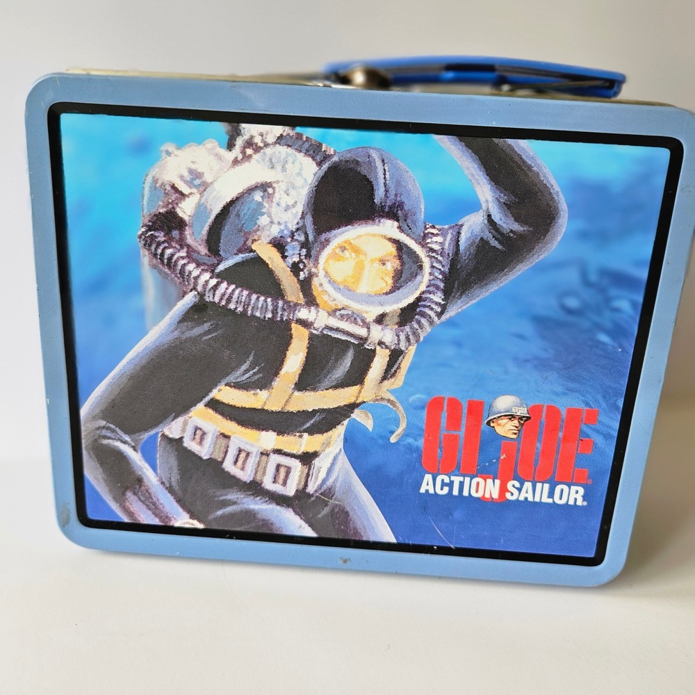 Vtg GI JOE Action Sailor Series #2 Metal Lunchbox 1998 Hasbro